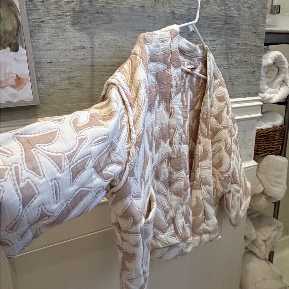 Os One Size Universal Thread Quilted Botanical Ki… - image 6